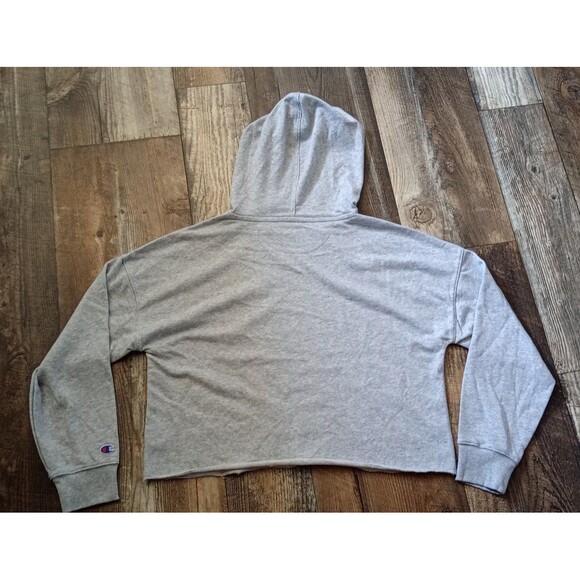 NWT Women's Champion Campus French Terry Hoodie, Oxford Gray, Medium - Picture 6 of 10